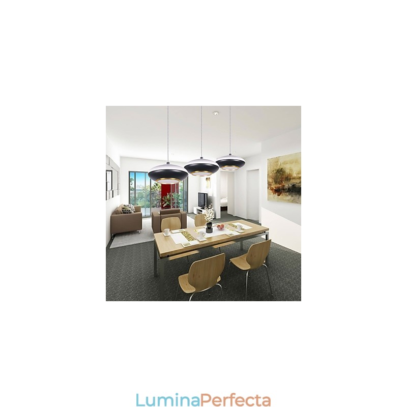 9W Modern farfurie zburătoare Design de înaltă calitate pandantiv Cafe