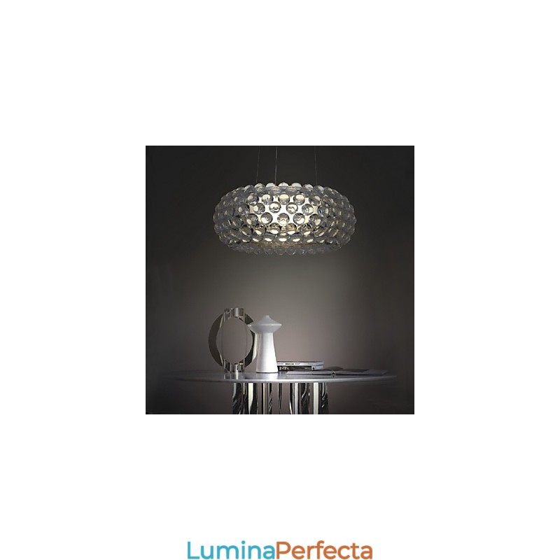 Lampă suspendată cu margele cu 1 lumină