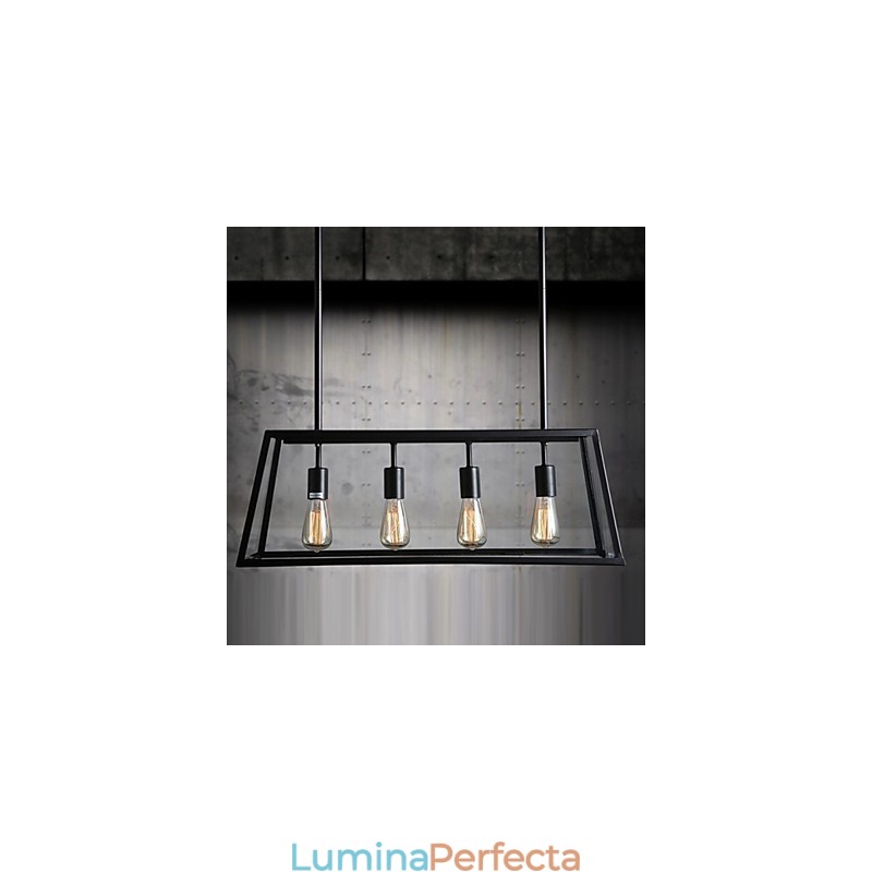 Candelabru din metal galvanizat în stil rustic Lodge Mini