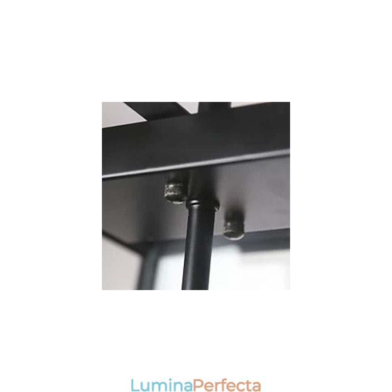 Candelabru din metal galvanizat în stil rustic Lodge Mini