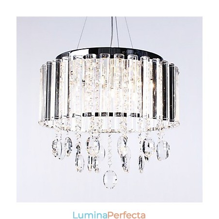 Lampă suspendată din cristal cu 3 lumini Lampă suspendată din cristal cu 3 lumini
