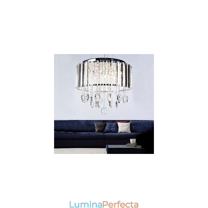 Lampă suspendată din cristal cu 3 lumini