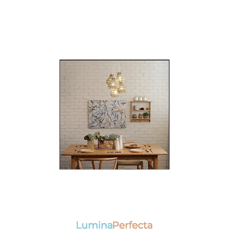 Candelabru Cage Rope Creative RETRO Art 5 Head