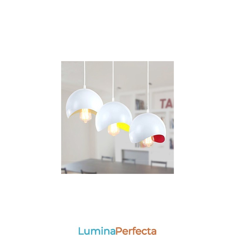 Lampă suspendată cu pictură modernă și contemporană în stil mini