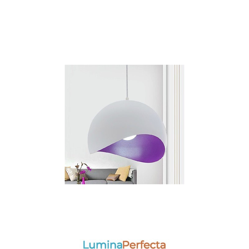 Lampă suspendată cu pictură modernă și contemporană în stil mini