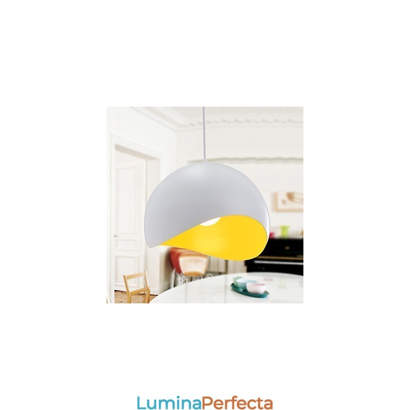 Lampă suspendată cu pictură modernă și contemporană în stil mini