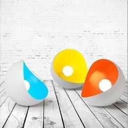 Lampă suspendată cu pictură modernă și contemporană în stil mini