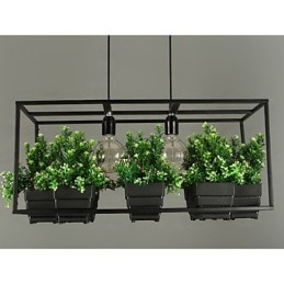Lampă suspendată cu design decorativ modern și contemporan (nu include plante)