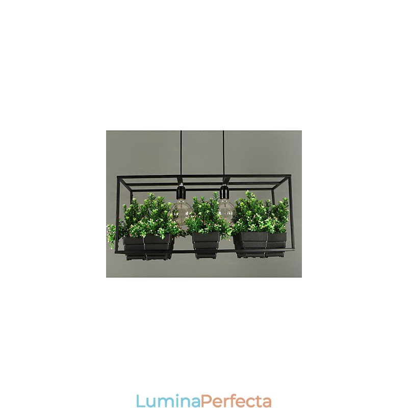 Lampă suspendată cu design decorativ modern și contemporan (nu include plante)