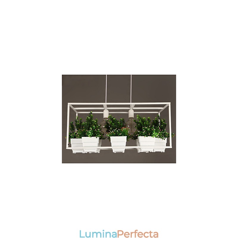 Lampă suspendată cu design decorativ modern și contemporan (nu include plante)