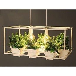 Lampă suspendată cu design decorativ modern și contemporan (nu include plante)