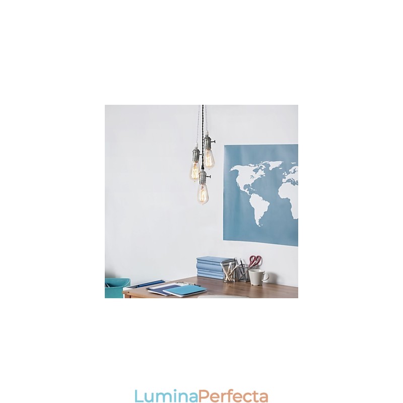 Lampă tradițională clasică vintage în stil mini metal pendant