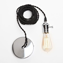 Lampă tradițională clasică vintage în stil mini metal pendant