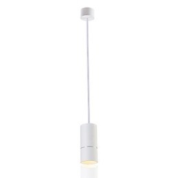 GE 05032 8W 136mm 1 Lumină Mini Lampă suspendată alb pudrat cu aluminiu