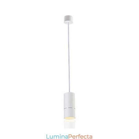 GE 05032 8W 136mm 1 Lumină Mini Lampă suspendată alb pudrat cu aluminiu GE 05032 8W 136mm 1 Lumină Mini Lampă suspendată alb pudrat cu aluminiu