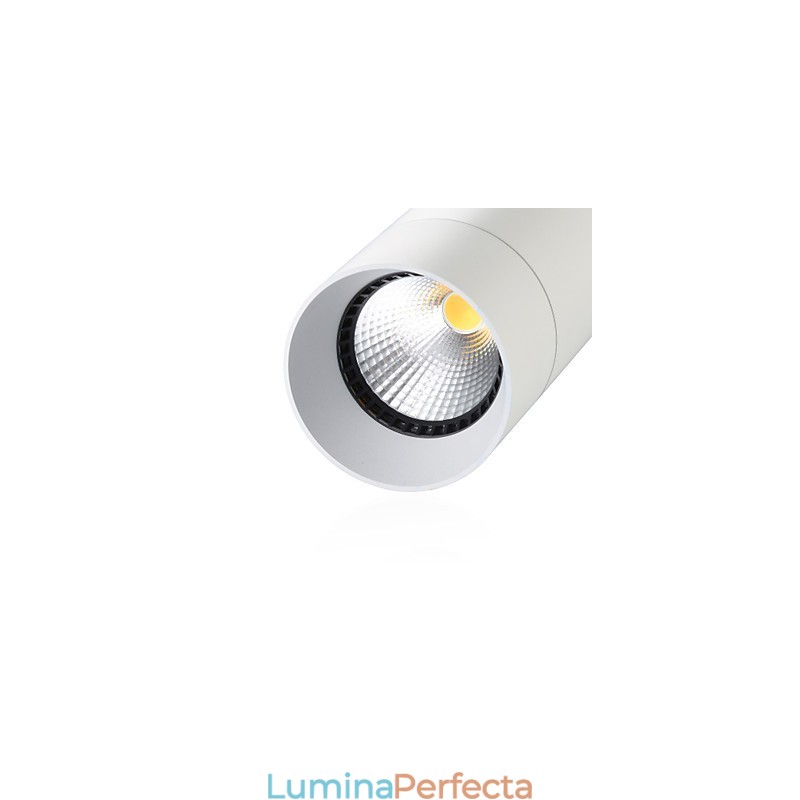 GE 05032 8W 136mm 1 Lumină Mini Lampă suspendată alb pudrat cu aluminiu