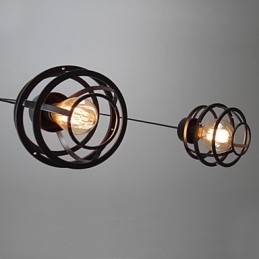 Lampă suspendată din metal retro Designers