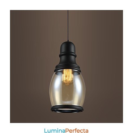 Iluminat retro Loft Lights Lampă suspendată din sticlă Iluminat retro Loft Lights Lampă suspendată din sticlă