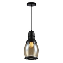 Iluminat retro Loft Lights Lampă suspendată din sticlă