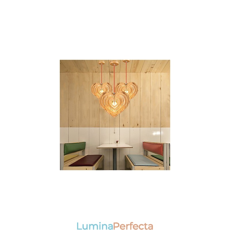 Candelabru Mini Style Lantern Lemn Bambus