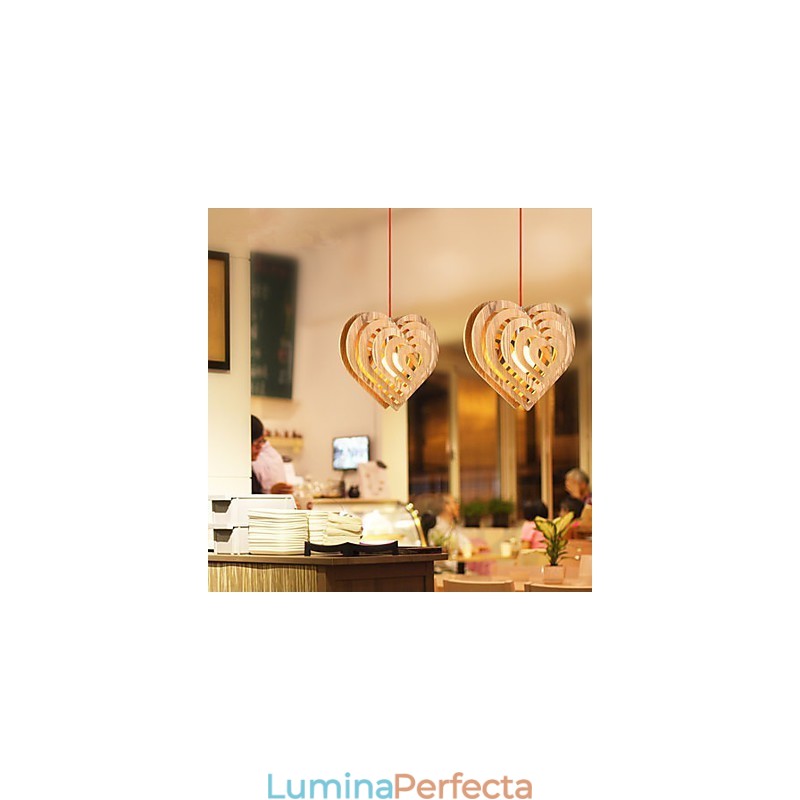 Candelabru Mini Style Lantern Lemn Bambus