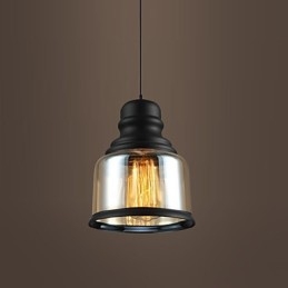 Iluminat retro Loft Lights Lampă suspendată din sticlă
