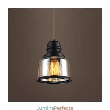 Iluminat retro Loft Lights Lampă suspendată din sticlă Iluminat retro Loft Lights Lampă suspendată din sticlă