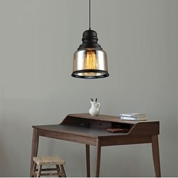 Iluminat retro Loft Lights Lampă suspendată din sticlă