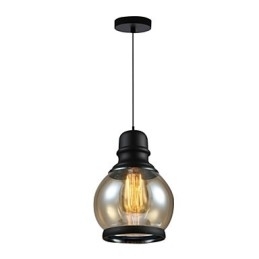 Iluminat retro Loft Lights Lampă suspendată din sticlă