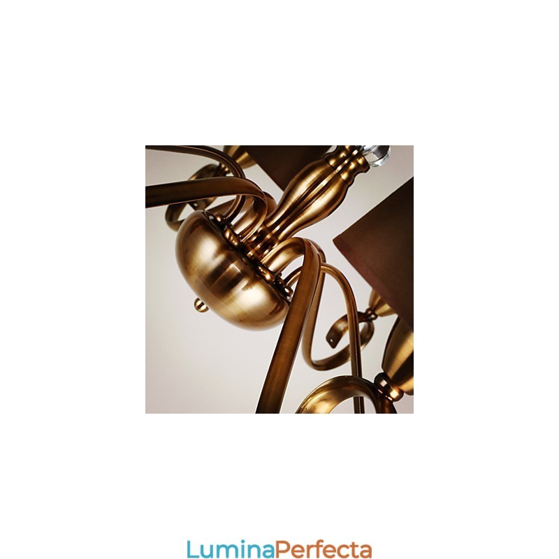 Rustic Lodge Vintage Mini Candelabru din metal galvanizat