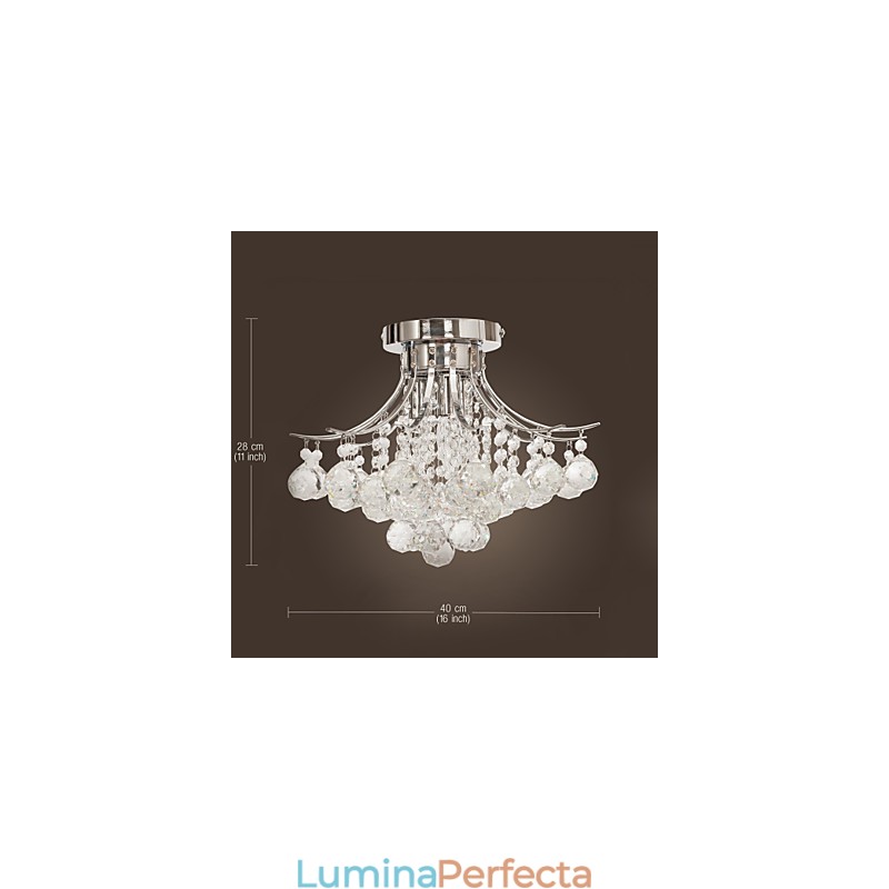 Candelabru Modern Cristal 3 Lumini