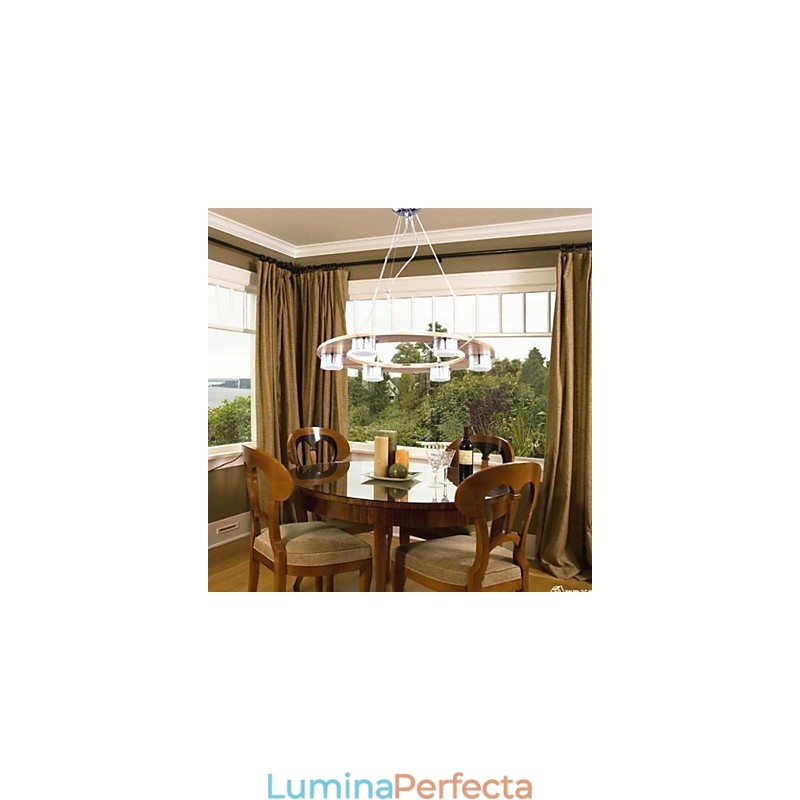 Lampe suspendate Modern Contemporan Lemn Bambus
