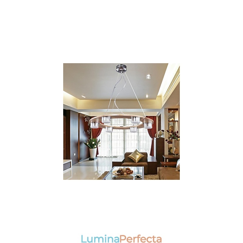 Lampe suspendate Modern Contemporan Lemn Bambus