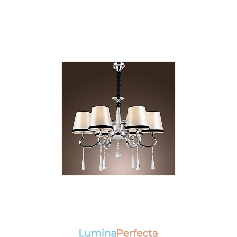 Modern Contemporan Tradițional Clasic Rustic Lodge Vintage Island Candelabru din metal cromat