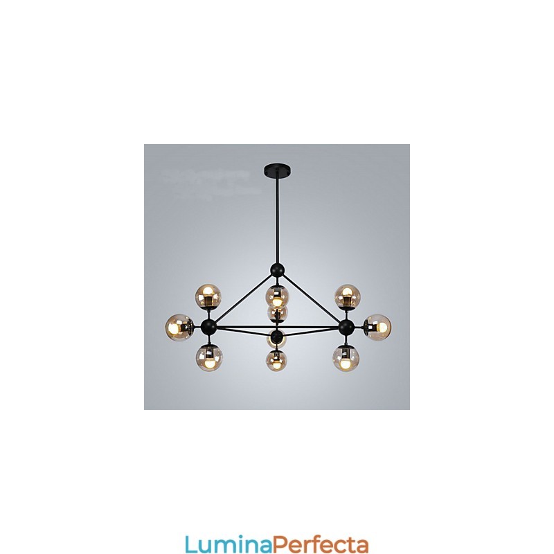 Country Painting Metal Pendant Lampă Garaj