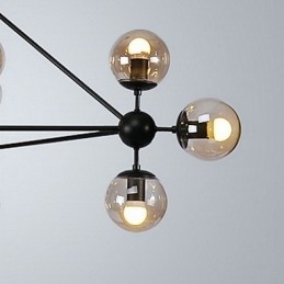 Country Painting Metal Pendant Lampă Garaj