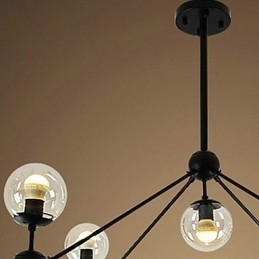 Country Painting Metal Pendant Lampă Garaj