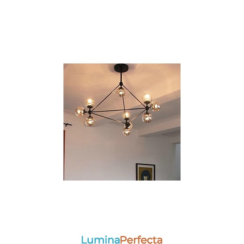 Country Painting Metal Pendant Lampă Garaj