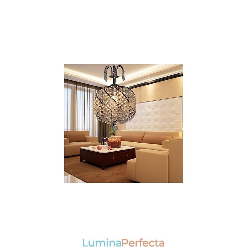 Lampă elegantă de cristal cu pandantiv cu 1 lumină