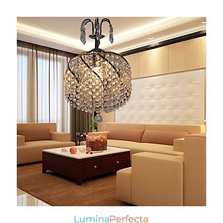 Lampă elegantă de cristal cu pandantiv cu 1 lumină Lampă elegantă de cristal cu pandantiv cu 1 lumină