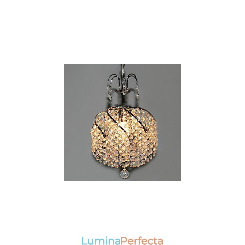 Lampă elegantă de cristal cu pandantiv cu 1 lumină