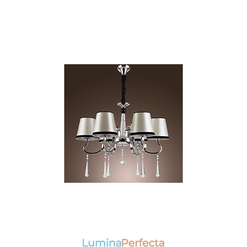 Modern Contemporan Tradițional Clasic Rustic Lodge Vintage Island Candelabru din metal cromat