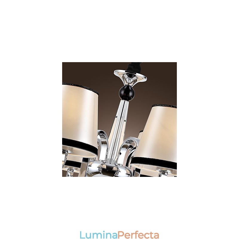 Modern Contemporan Tradițional Clasic Rustic Lodge Vintage Island Candelabru din metal cromat