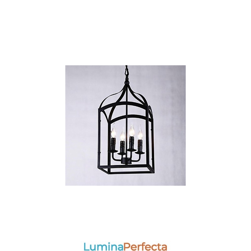 Modern Contemporan Tradițional Clasic Rustic Lodge Retro Lanternă Country Globe Lampă suspendată din metal în stil mini