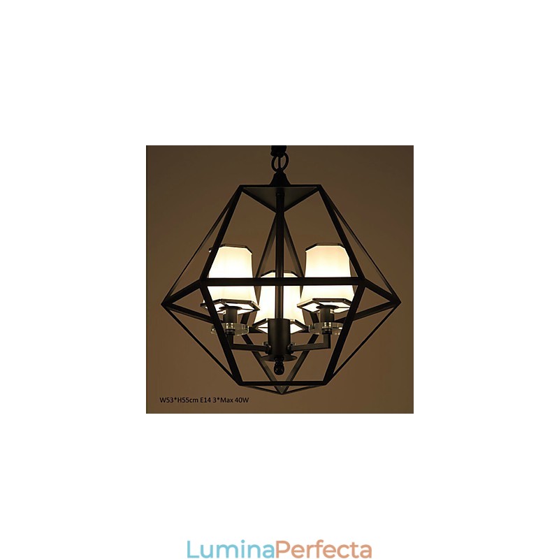 Lampe suspendate 3 Lumini Country Outdoors Metal