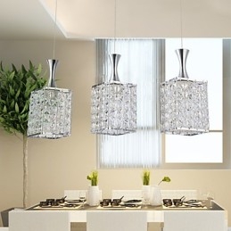 3 lumini cadru metalic K9 candelabru de cristal Droplight Trimite bec