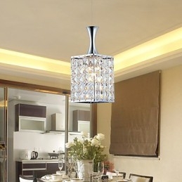 3 lumini cadru metalic K9 candelabru de cristal Droplight Trimite bec