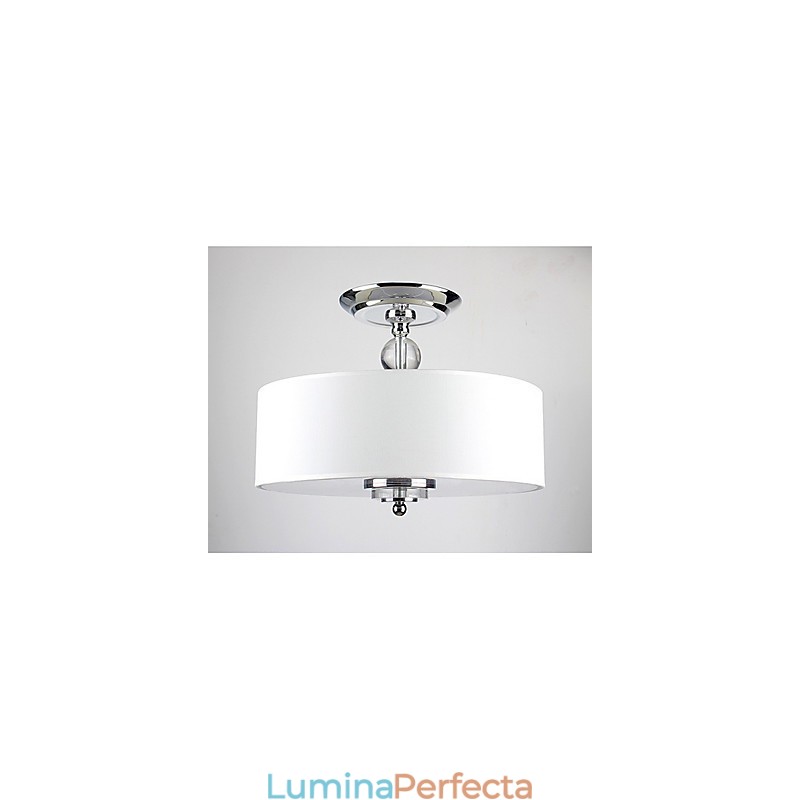 Montaj elegant Crytal cu 6 lumini în umbră cilindru
