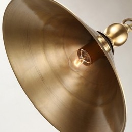 Lampă suspendată din alamă pură, stil clasic, metal tradițional