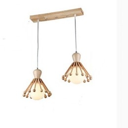 Candelabru din lemn de grădină Candelabru nordic simplu din lemn 2